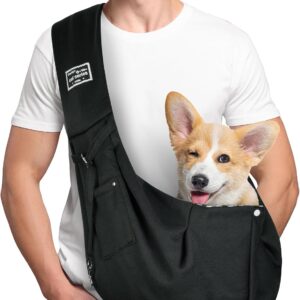 Sac transport chien Adiwo noir – Jusqu’à 7,5 kg