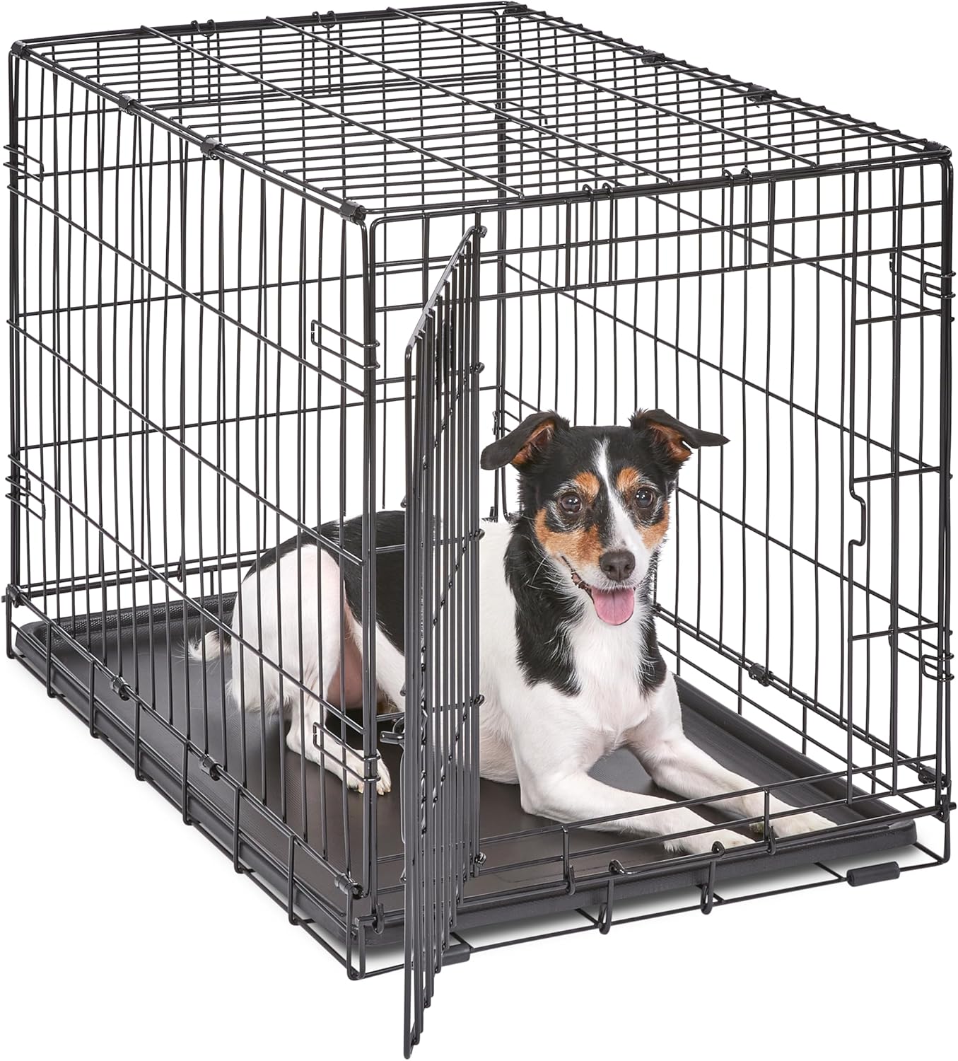 Cage chien iCrate 76 cm - MidWest iCrate - Noir