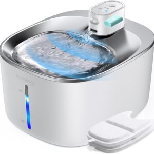 Fontaine à eau pour chat FEELNEEDY 4L sans fil