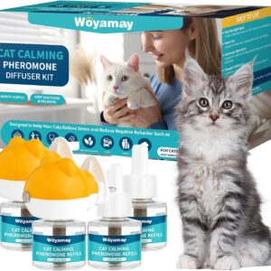 Woyamay Diffuseur Pheromones Chat - Kit 2+4 Recharges 48ml