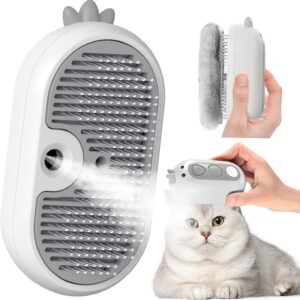 Brosse vapeur auto-nettoyante pour chats & chiens