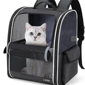 Sac à dos Lekesky pour chiens/chats 2-8 kg – Noir
