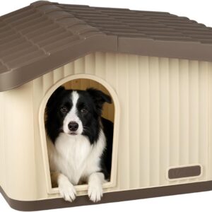 Niche VOUNOT® pour Chien/Chat - 75x63cm - Imperméable & Ventilée