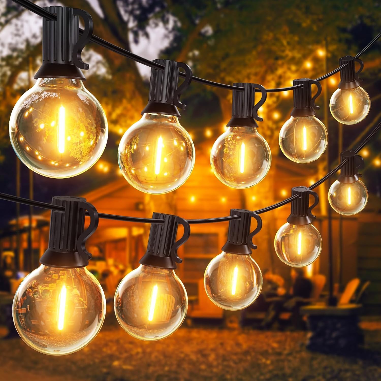 Guirlande Guinguette 30M IP45 LED Extérieur SUWIN