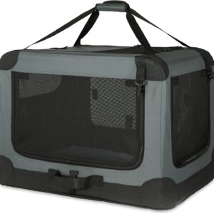 Niche voyage pliable 4 portes pour chien/chat M