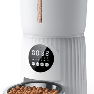 Faroro 4L Distributeur Automatique Croquettes Chat & Chien
