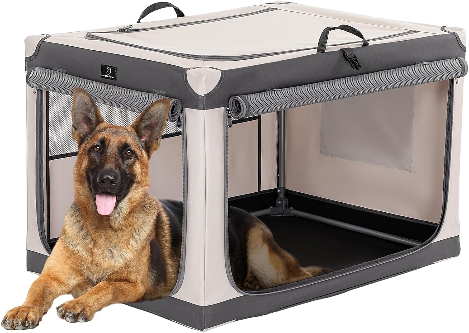 Caisse transport chien pliable sécurisée A 4 Pet
