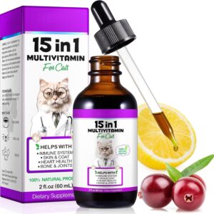 Multivitamines 15 en 1 pour chat – Santé & Immunité