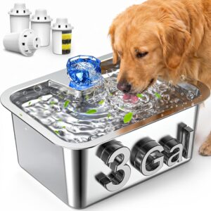 Fontaine à eau chien inox 10L | Petnf