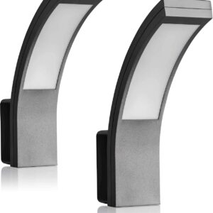 SEBSON Lot de 2 Appliques LED Extérieur 15W - IP65 Anthracite