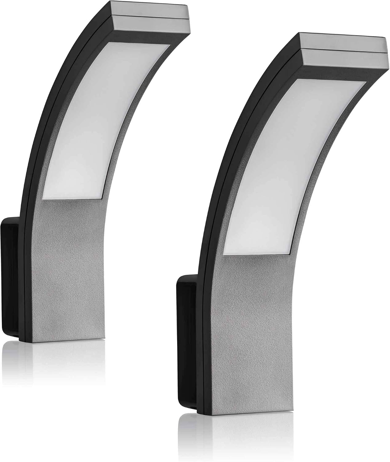 SEBSON Lot de 2 Appliques LED Extérieur 15W - IP65 Anthracite