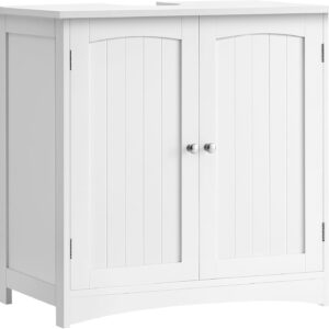 VASAGLE Meuble sous Lavabo Blanc Nuage 40x70x70 cm - BBC011W01