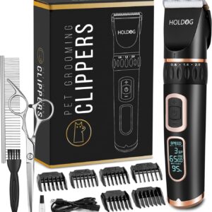 Tondeuse chien pro 3 vitesses sans fil HOLDOG