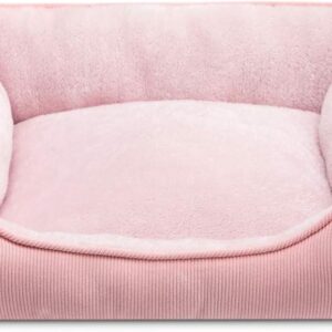 Hollypet Lit pour Chat & Chiot - Doux & Respirant - Rose