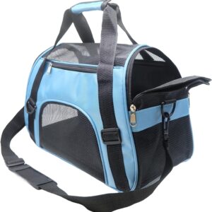 Sac de transport pour chat/chien S - ZvoanSem Bleu