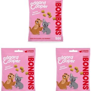 Bonbons Chien Naturels Canard Edgard & Cooper 50g x3