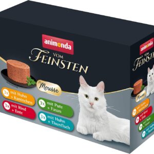 Mousse fine chat sans céréales animonda 12x85g