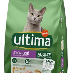 Ultima Croquettes Chat Stérilisé Poulet 10kg