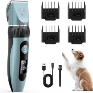 YAZEKY Tondeuse Chien Pro Poils Longs - Bleu