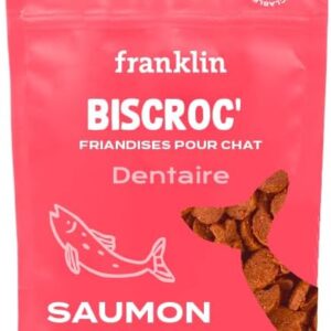 FRANKLIN Friandises Dentaires Saumon & Menthe 50g