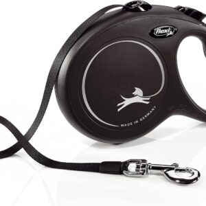 flexi® Classic L - Laisse rétractable 8 m - Noir - 530 g