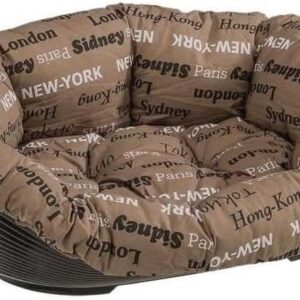 Panier SOFA'2 Ferplast pour chien/chat, marron