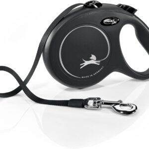 flexi® Classic L - Laisse rétractable 5m pour chiens 50 kg