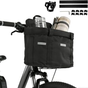 Panier vélo avant amovible SGZIOO - 5 kg - Noir