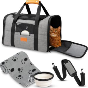 Sac de transport chat & chien TREKAM - Pliable et homologué avion