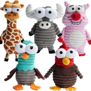 Nocciola Lot 5 jouets chien bruissants pour chiens
