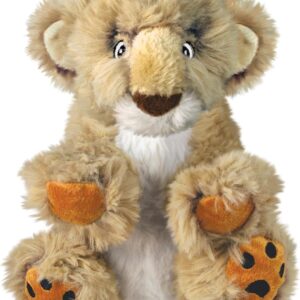 KONG Comfort Kiddos Lion - Jouet Chien Doux & Amusant
