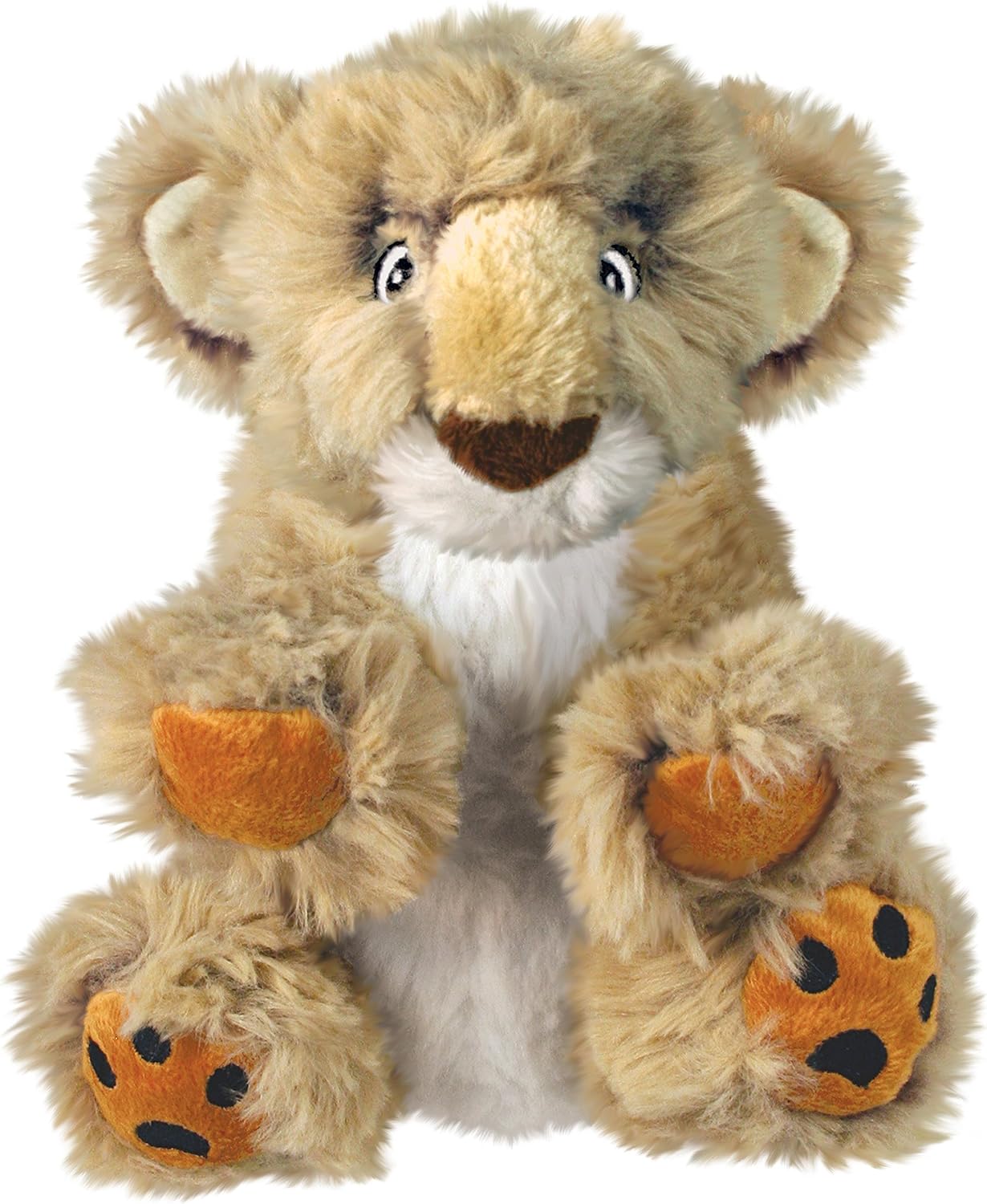 KONG Comfort Kiddos Lion - Jouet Chien Doux & Amusant