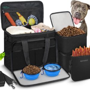 Sac voyage chien noir Abrimelodi tout-en-un