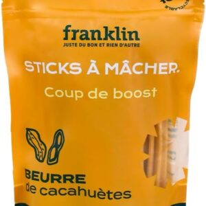 FRANKLIN Stick Dentaire Chien Beurre Cacahuète 250g