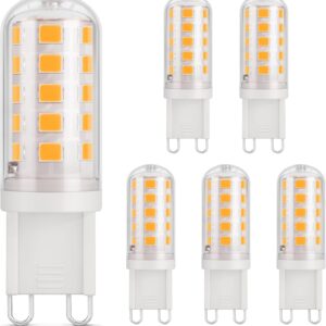 DiCUNO Ampoule LED G9 3W - Blanc chaud 2700K