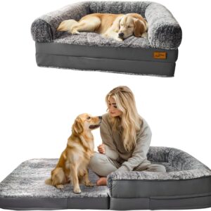 BingoPaw Lit Chien Taille Humaine XXL 180x95 cm