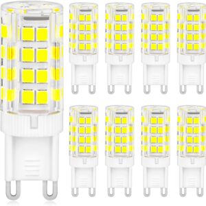 Ampoule LED G9 5W Blanc Froid 6000K Lot de 8