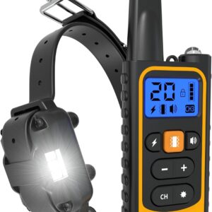 Meloive Collier Dressage Chien 3000m Rechargeable
