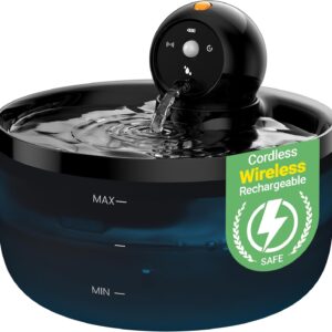 Fontaine à eau chat sans fil GOOIFUN 2,6L