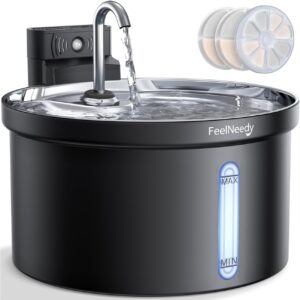 Fontaine à eau chat FEELNEEDY 3,5L sans fil
