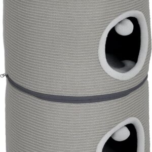 Pawhut Tour modulable pour chat 3 niveaux gris