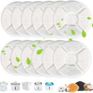 KOMABLEN Lot Filtres Font. Eau Chat 12 pcs