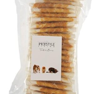 Bâtonnets à mâcher poulet 100 pièces - Petstyle Living