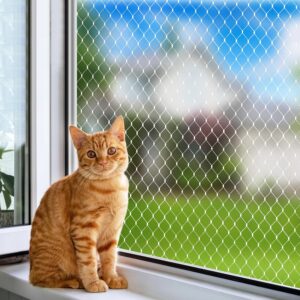 Filet protection chat balcon 3x4m WhizNook - Découpable