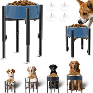 Support Gamelle Chien Réglable 4 Hauteurs - HTtoy