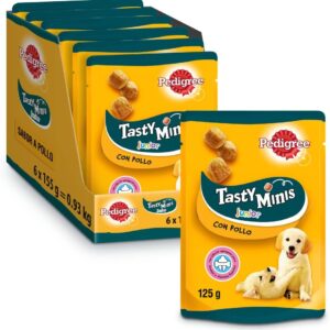 Pedigree Tasty Minis Récompenses Poulet Chiots (6x125g)