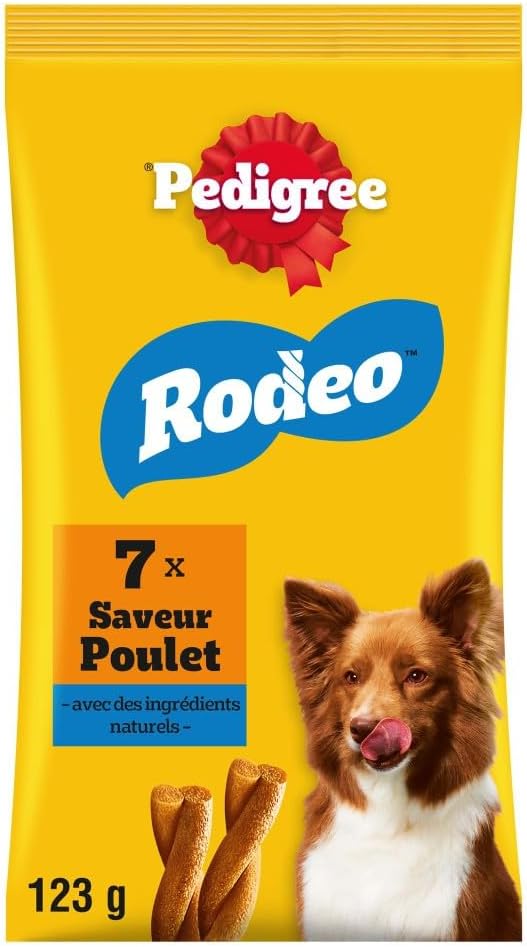 PEDIGREE Rodéo Poulet - Friandises 7g x 12 sachets