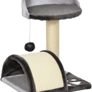 Arbre à chat design PawHut avec jouets et plateforme
