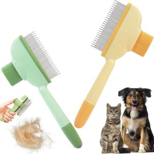Lot de 2 Brosses Auto-Nettoyantes LAXISCREED pour Chats & Chiens