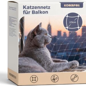 Filet chat balcon 5x5m - Protection anti-oiseaux